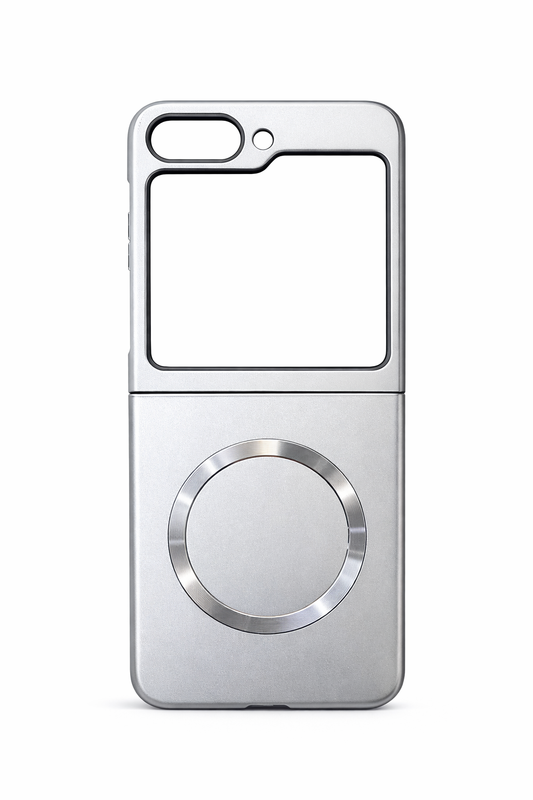 Funda Metálica con Aro Magnético y Marco Reforzado para Samsung Galaxy Z Flip 5