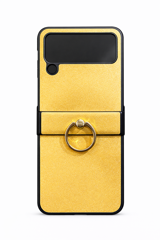 Funda Metálica con Aro Giratorio Integrado para Samsung Galaxy Z Flip 4