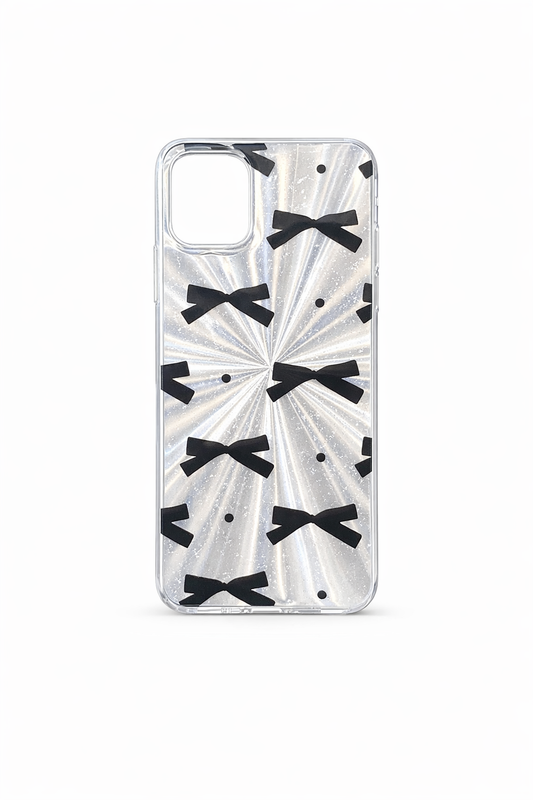 Funda Holographic Bows Coquette para iPhone 12 / 12 Pro