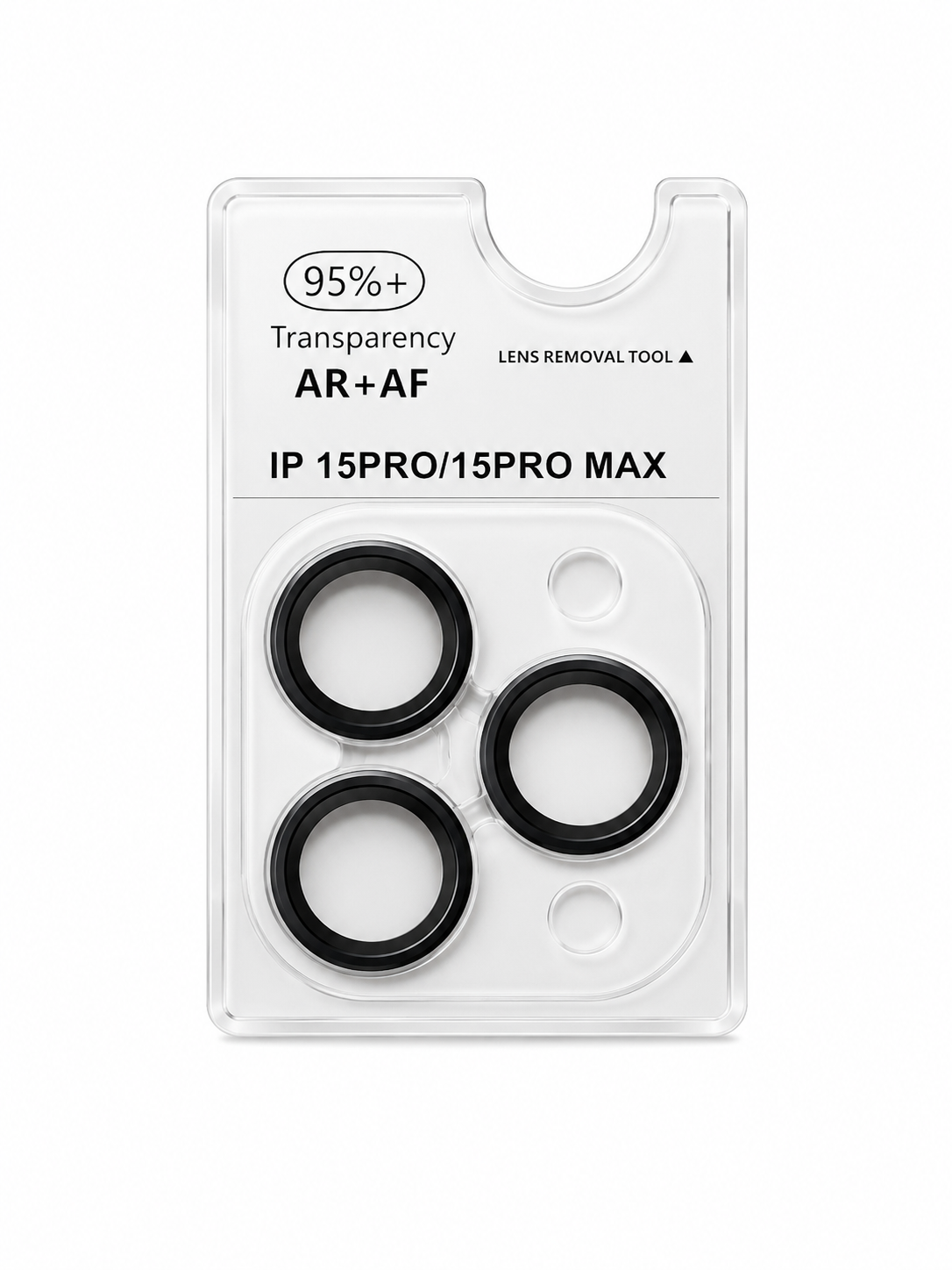 Protector de Lente de Cámara Individual AR+AF para iPhone 15 Pro / 15 Pro Max
