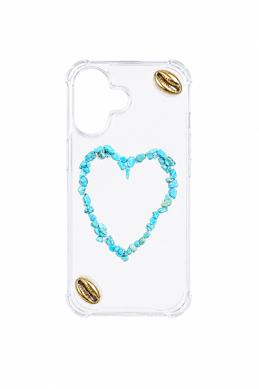 Funda con Corazón de Turquesa para iPhone 17