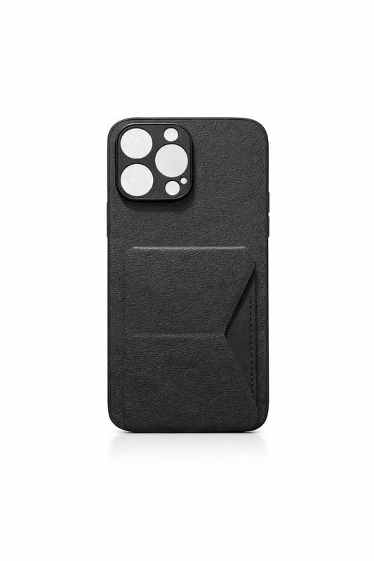 Funda Carbon Stealth con Soporte Multi-Posición para iPhone 13 Pro Max