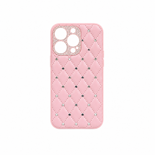 Funda Acolchada con Strass para iPhone 13 Pro