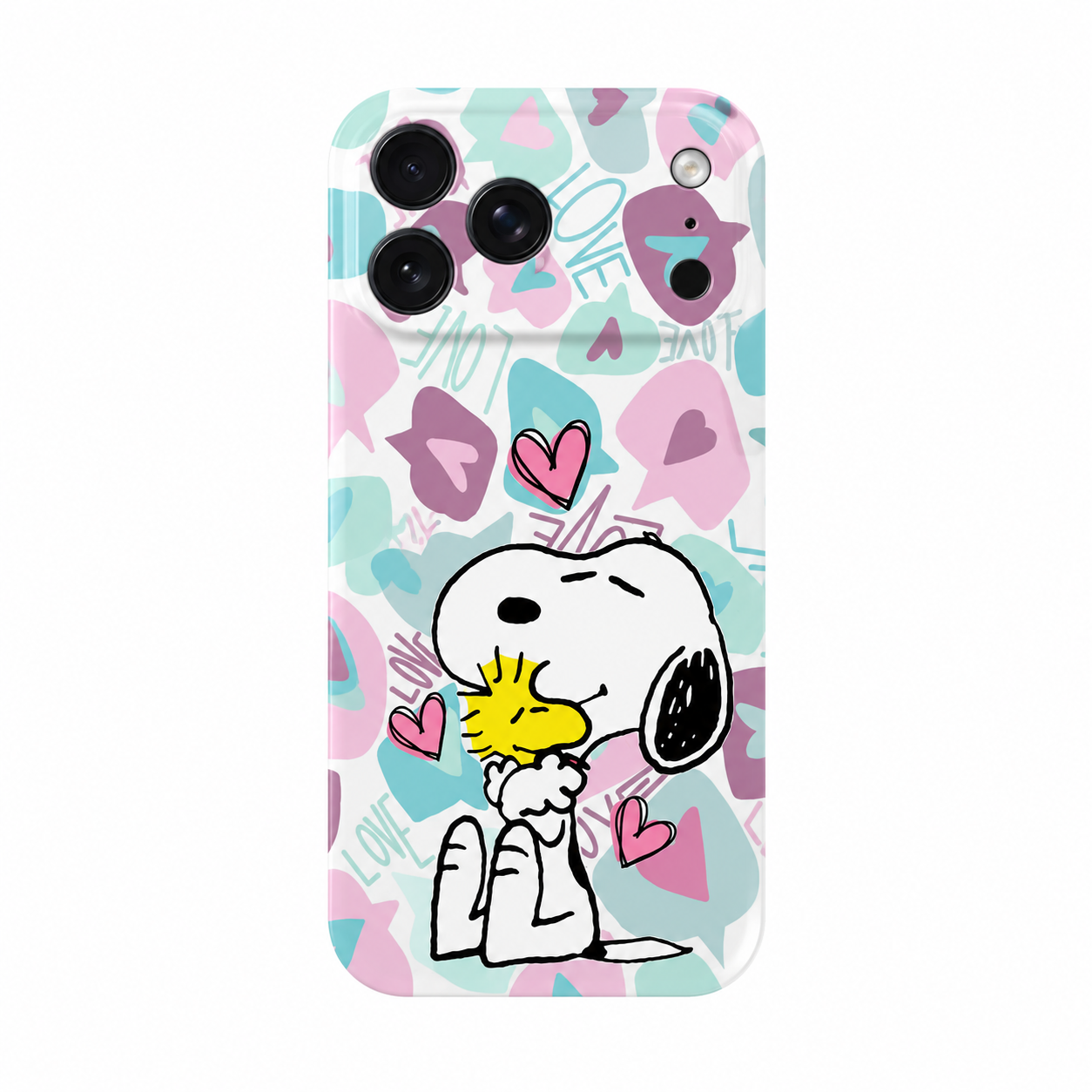 Funda de Snoopy y Woodstock para iPhone 17 Pro Max
