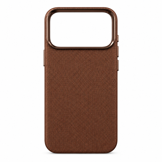 Funda Tejida Marco Metálico iPhone 17 Pro 18 Pro