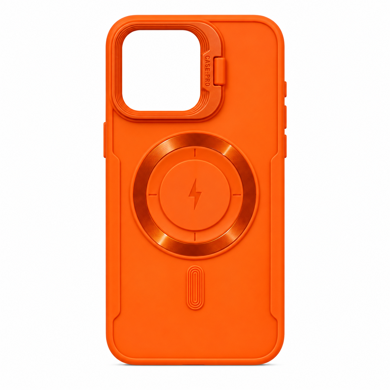 Funda iPhone 15 Pro Max Silicón Mate MagSafe Anillo Metálico
