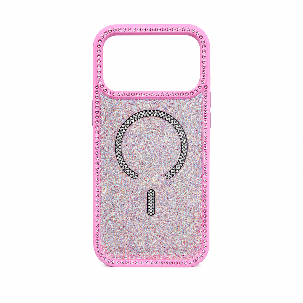 Funda Glitter Diamantes Borde MagSafe iPhone 17 Pro Max