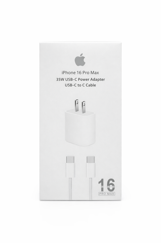 Cargador de Pared 35W USB-C con Cable USB-C a C