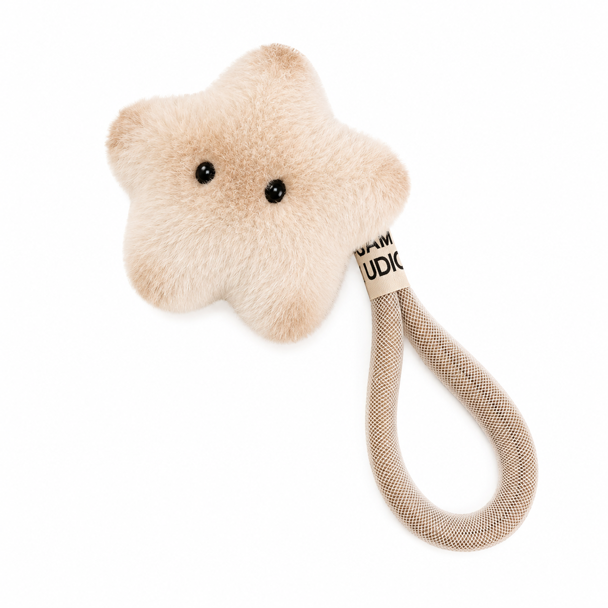 Funda de Peluche Estrella con Correa para AirPods 1 y 2