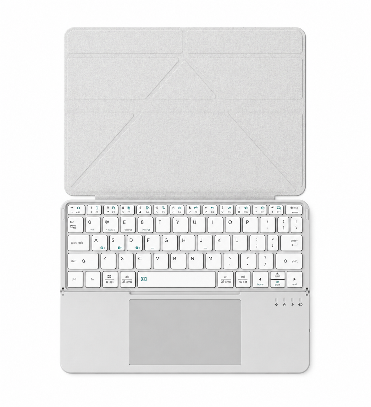 Funda con Teclado Bluetooth y Trackpad para Tablet