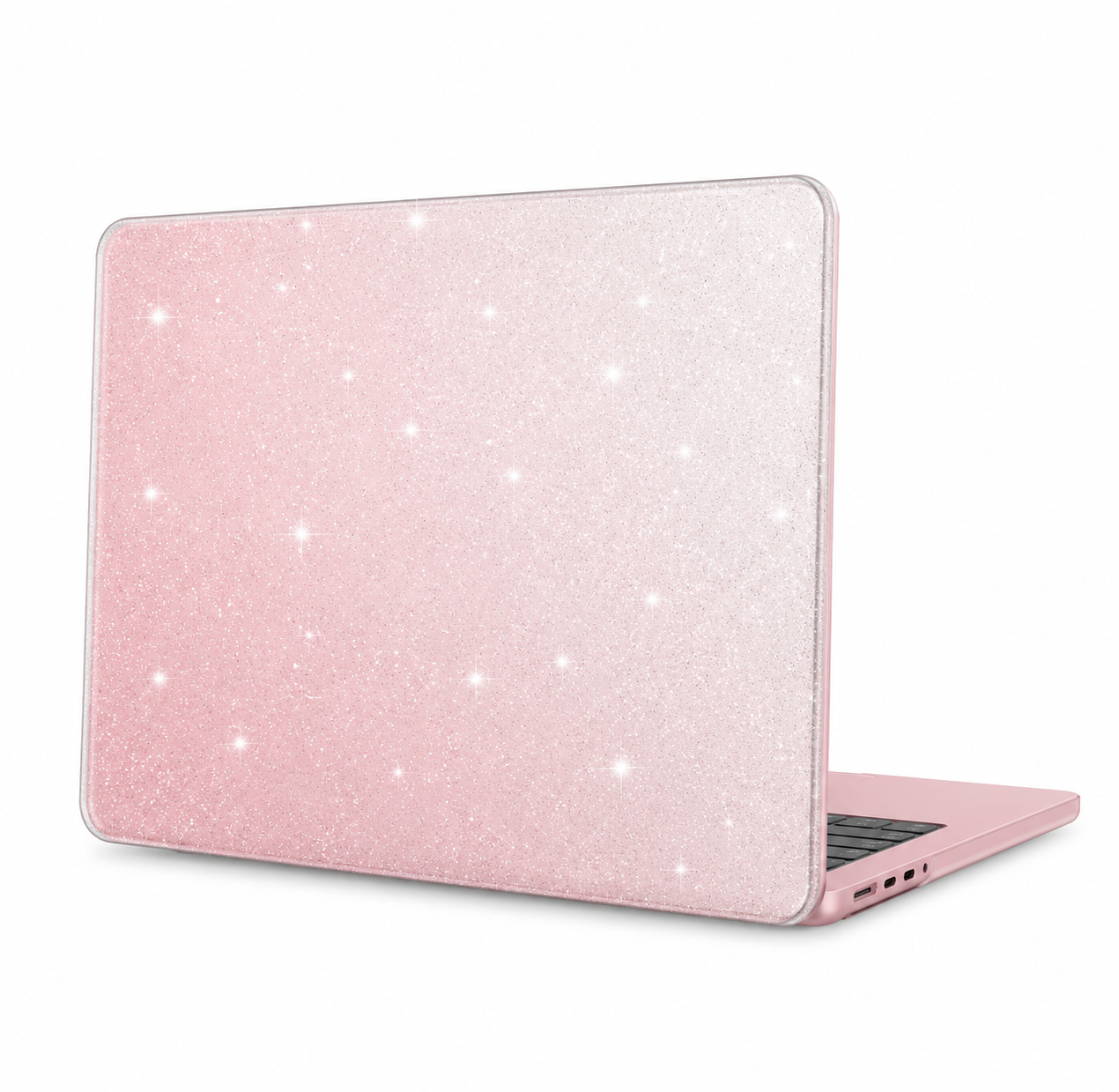 Funda Rígida con Glitter y Acabado Brillante para MacBook Neo