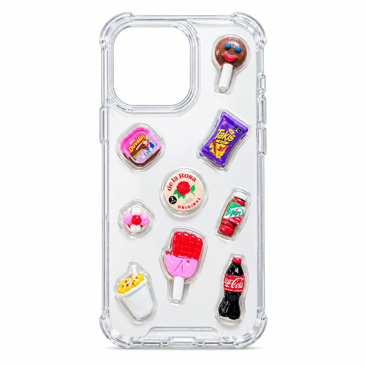 Funda 3D Charms Antojitos Mexicanos iPhone 15 Pro Max