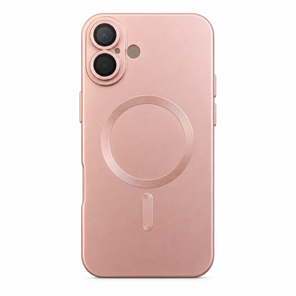 Funda Silicón Metálica con MagSafe para iPhone 16 Plus