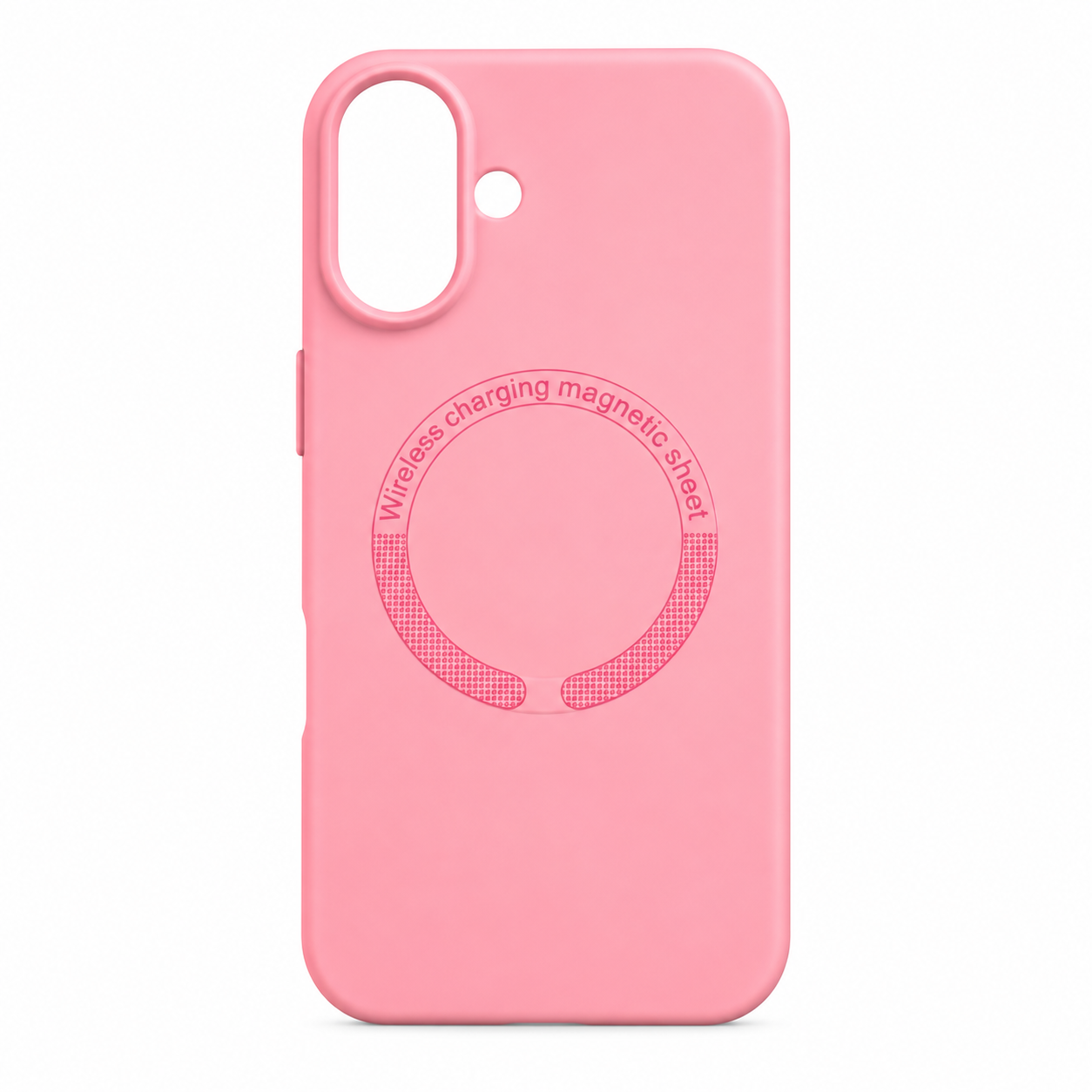 Funda de Silicón con Lámina Magnética iPhone 16 Plus