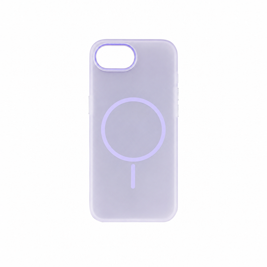 Funda Traslucida MagSafe con Bisel de Color para iPhone 16e