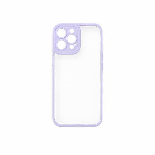 Funda Minimalist Color Frame con Protector de Lente para iPhone 12 Pro Max