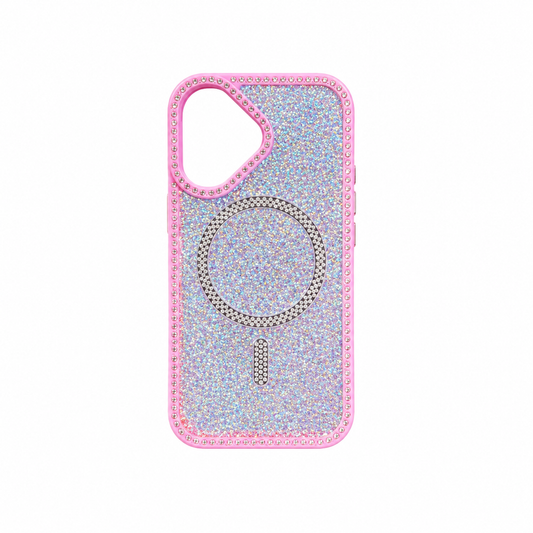 Funda Diamantina MagSafe con Pedreria para iPhone 16
