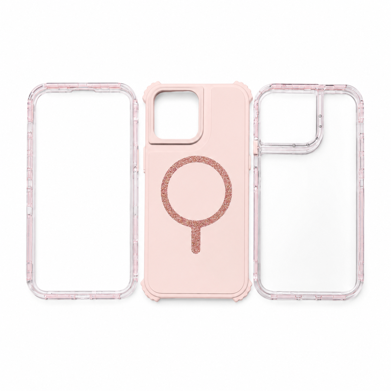 Funda Transparente Glitter MagSafe para iPhone 14 Pro Max