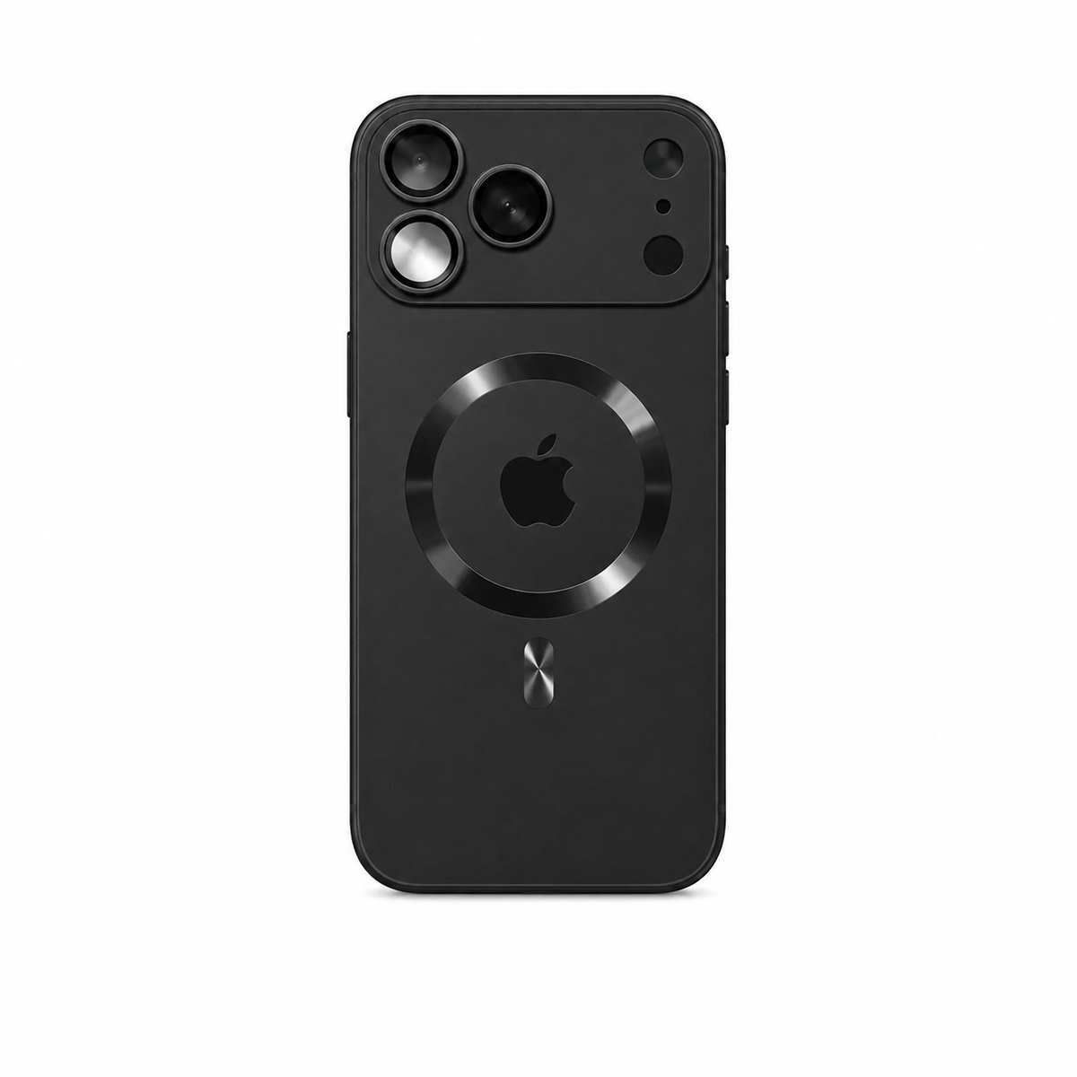 Funda Esmerilada MagSafe Lentes Metal para iPhone 17 Pro Max