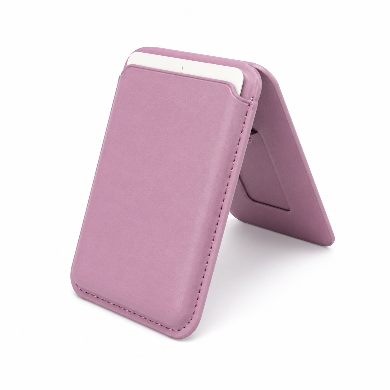 Tarjetero Magnético de Piel con Soporte Multiposición para iPhone
