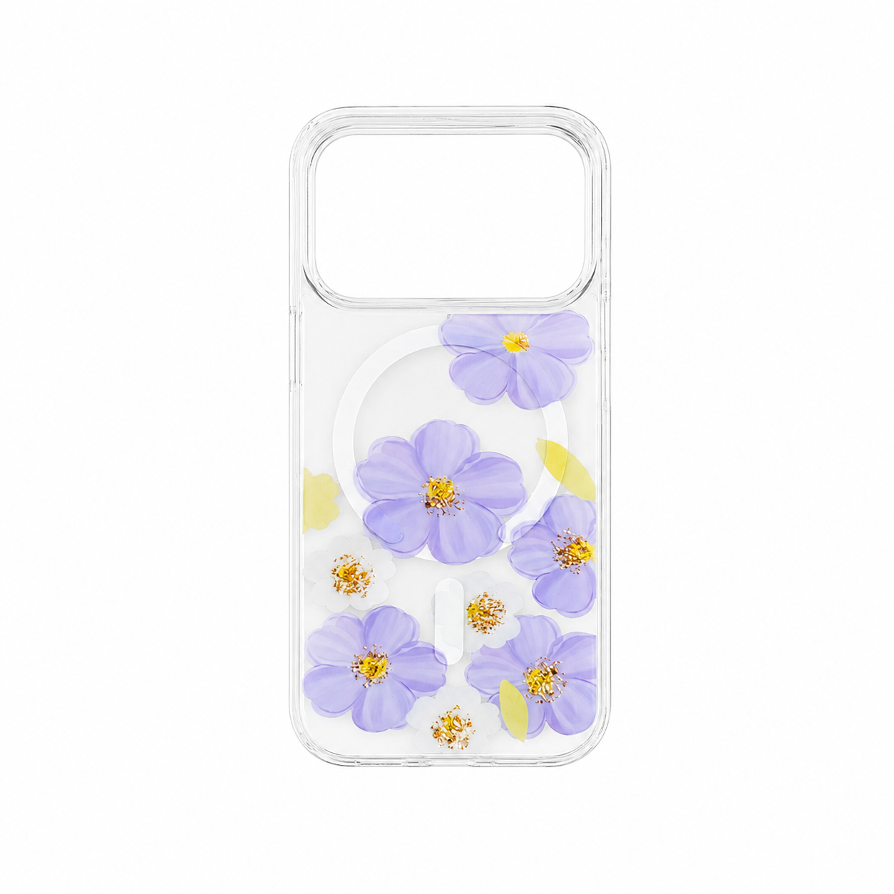 Funda Transparente Floral con MagSafe para iPhone 17 Pro