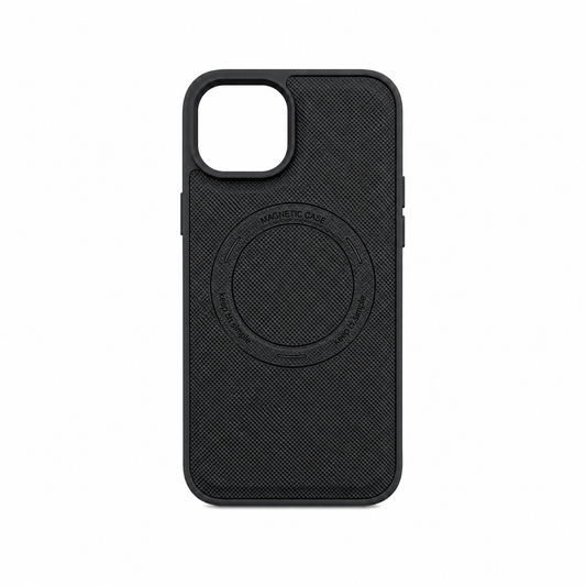 Funda Texture Leather con Carga Magnética para iPhone 13-14-15