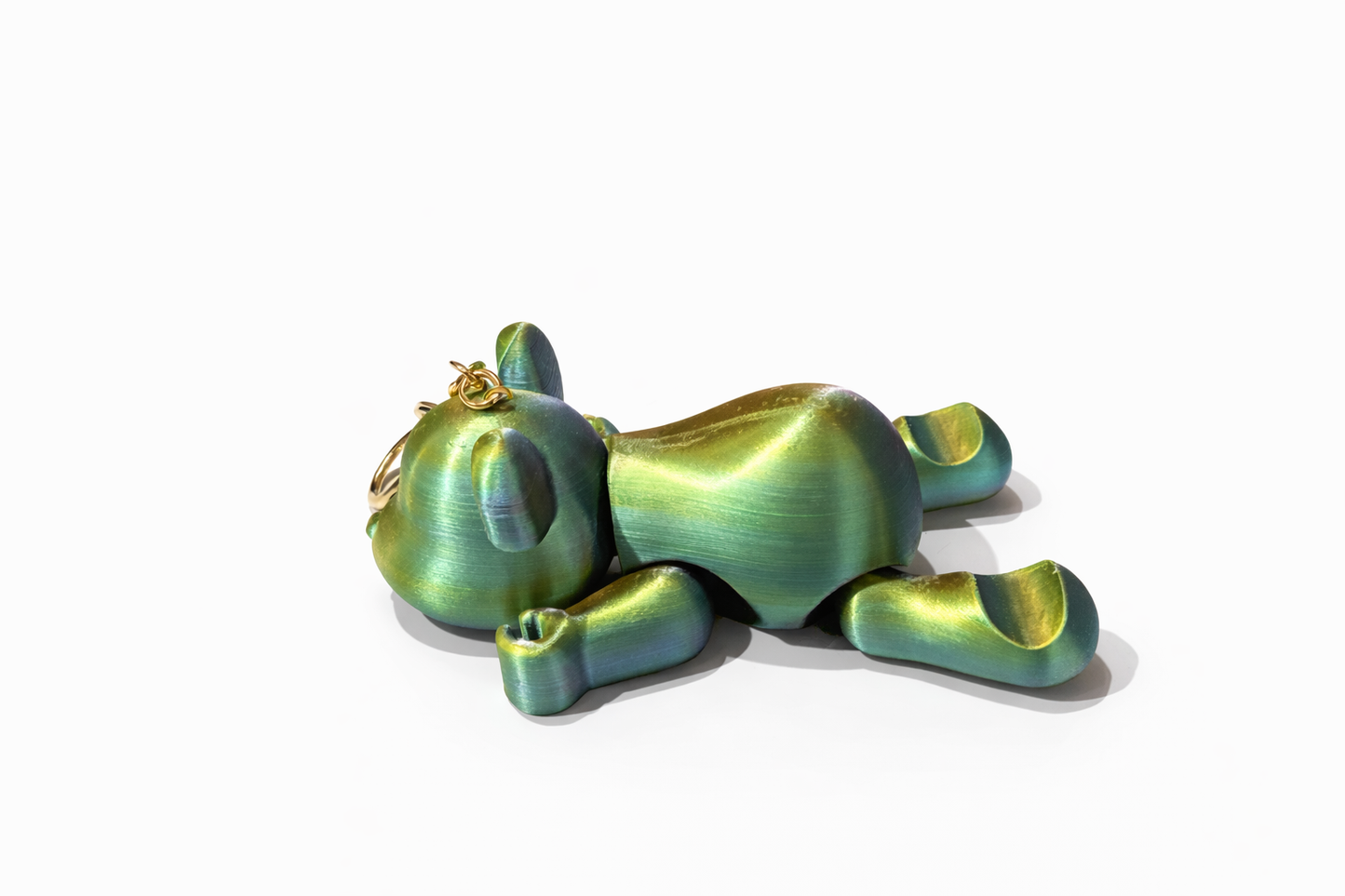 Llavero Soporte Articulado "Chameleon Bear" 3D - Edición Dual-Tone