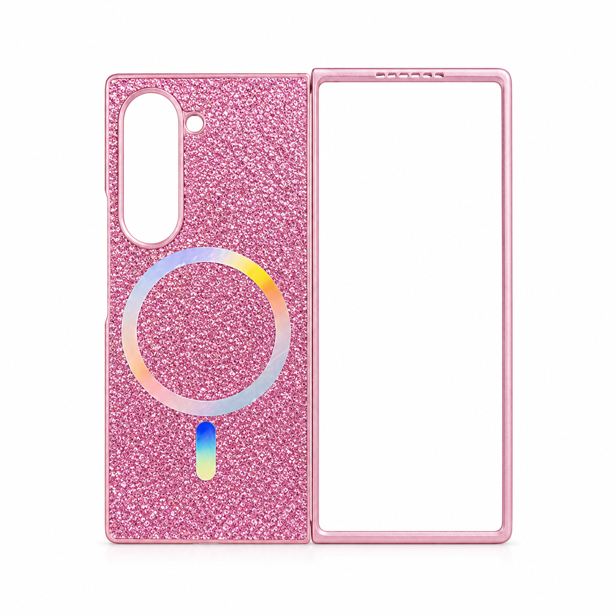 Funda Diamond Brillantes MagSafe con Protector Frontal para Fold 6