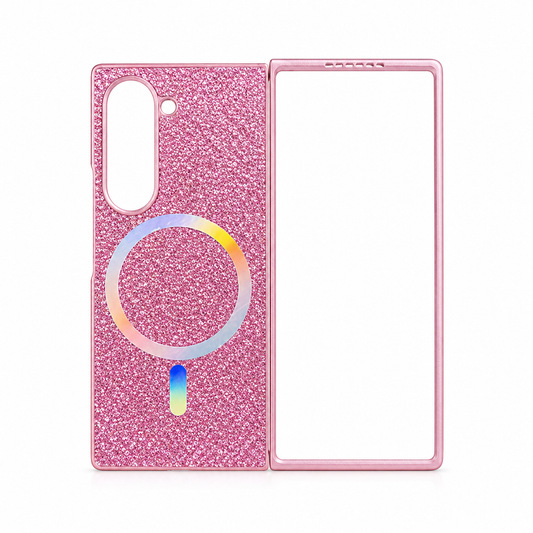 Funda Diamond Brillantes MagSafe con Protector Frontal para Fold 6