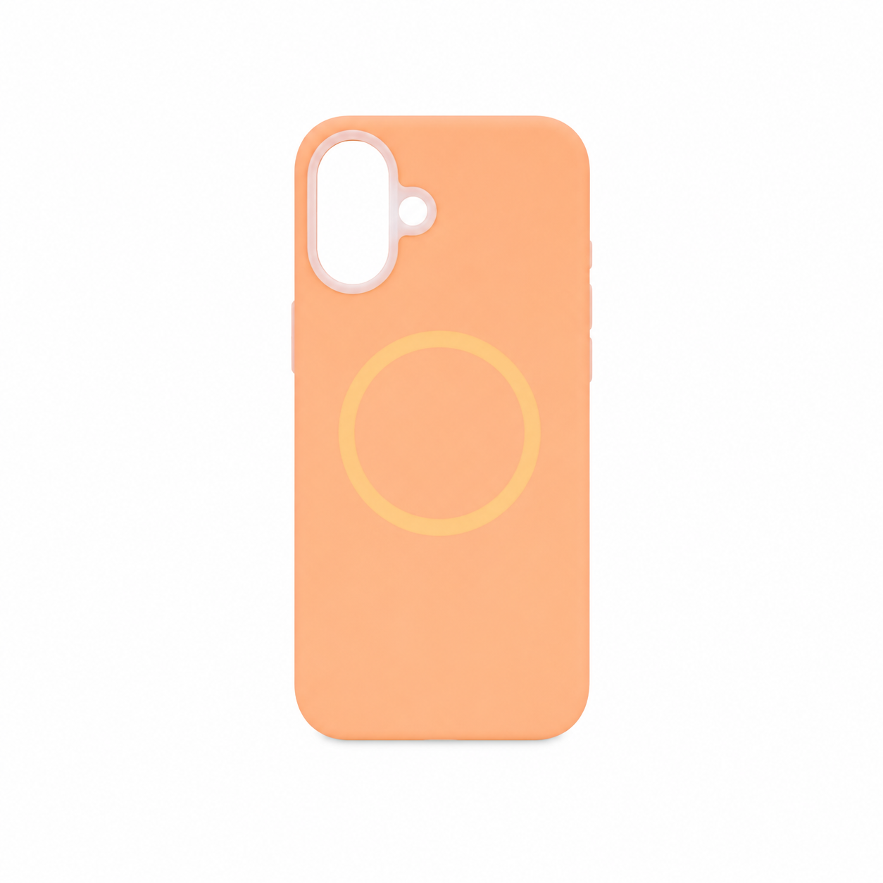 Funda Magnética de Silicón Soft-Touch para iPhone 16 Plus