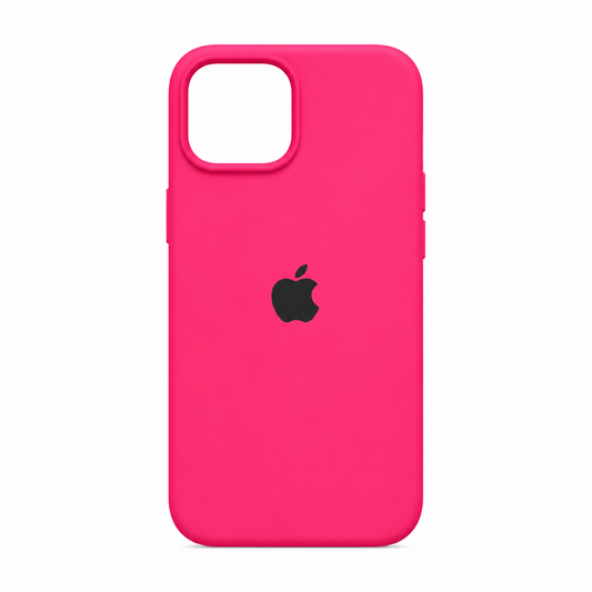 Funda Silicona Estilo Apple Logo iPhone 14 Plus / 15 Plus
