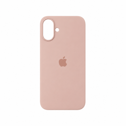 Funda Silicona Logo Apple Tacto Suave iPhone 16 Plus