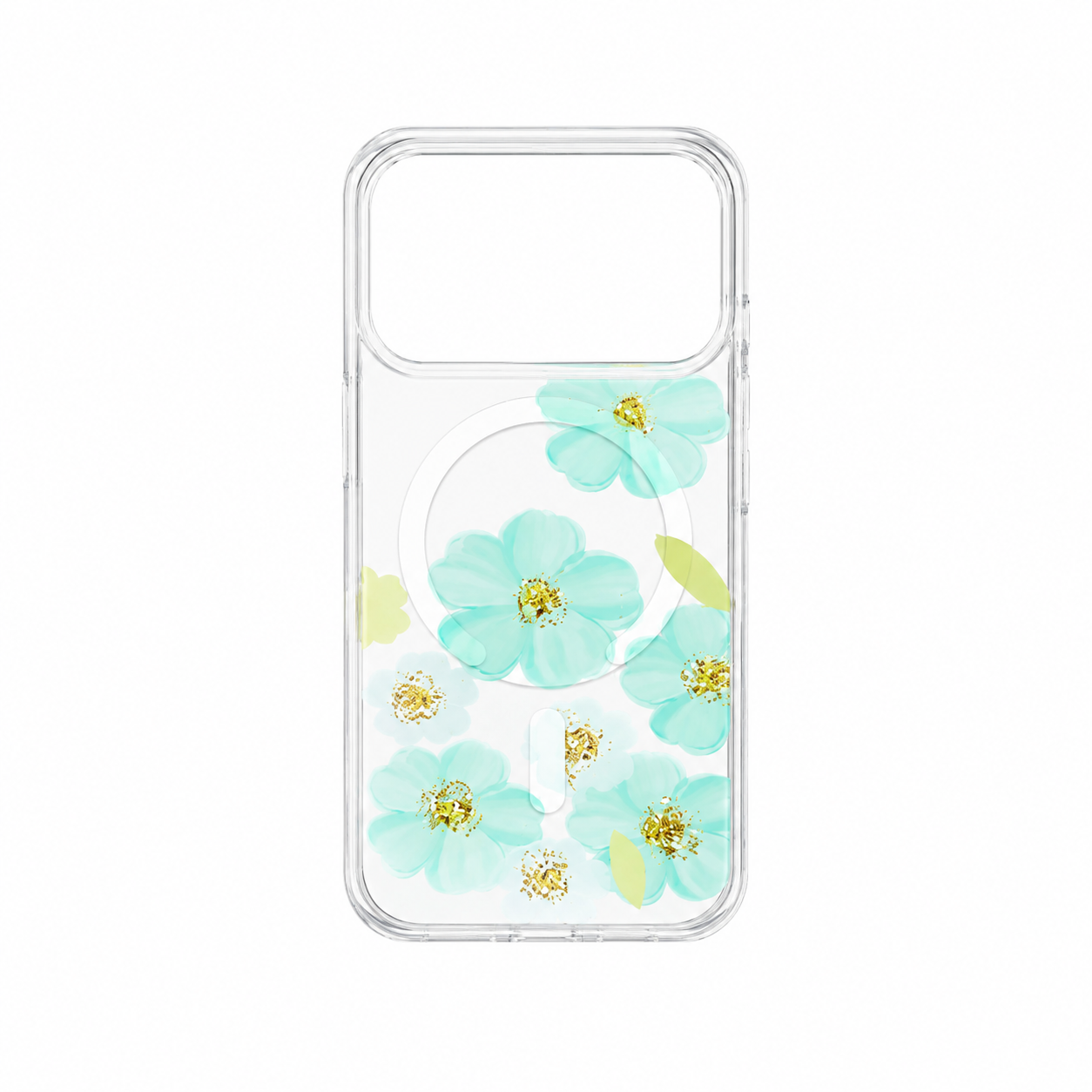 Funda Transparente Floral con MagSafe para iPhone 17 Pro