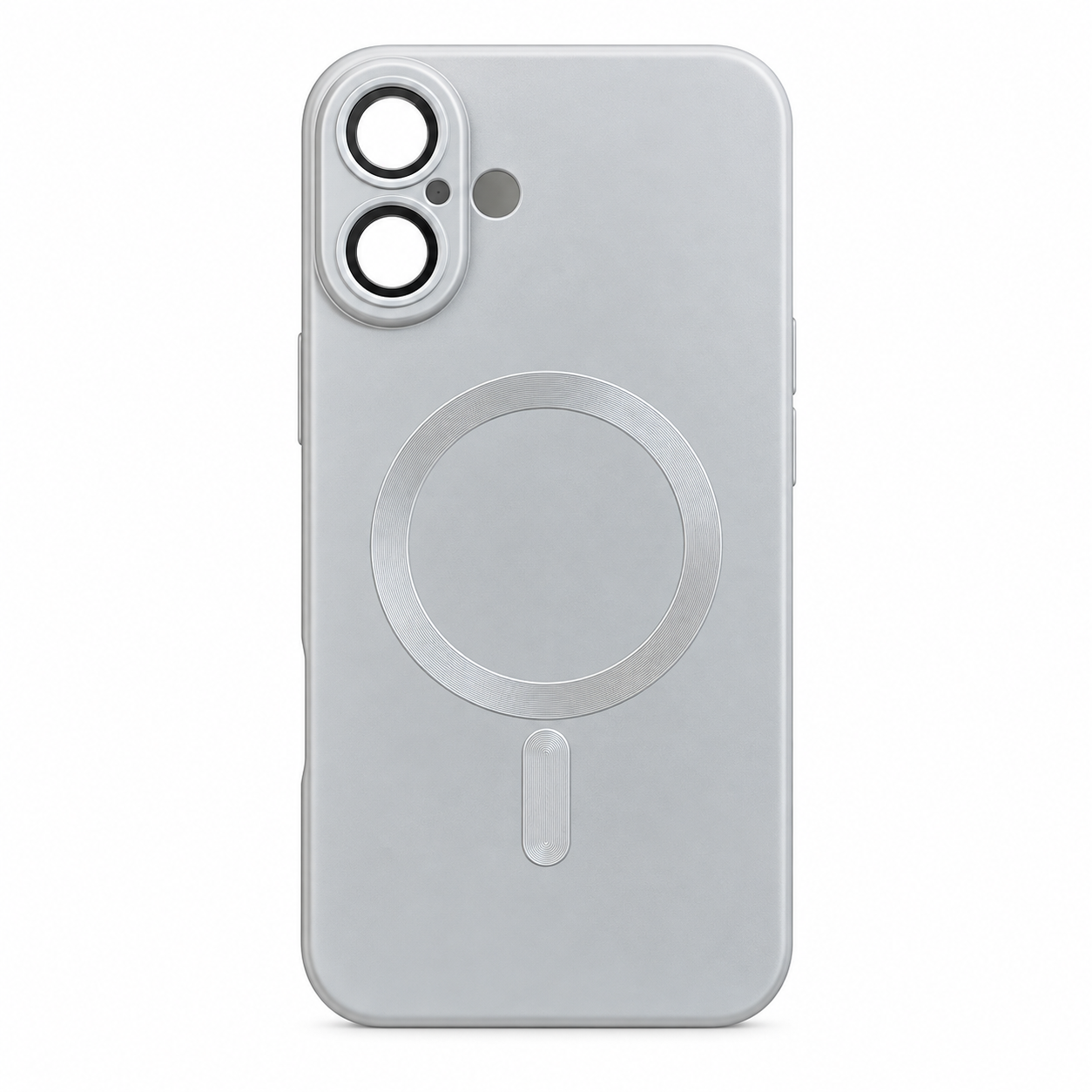Funda Silicón Metálica con MagSafe para iPhone 16 Plus