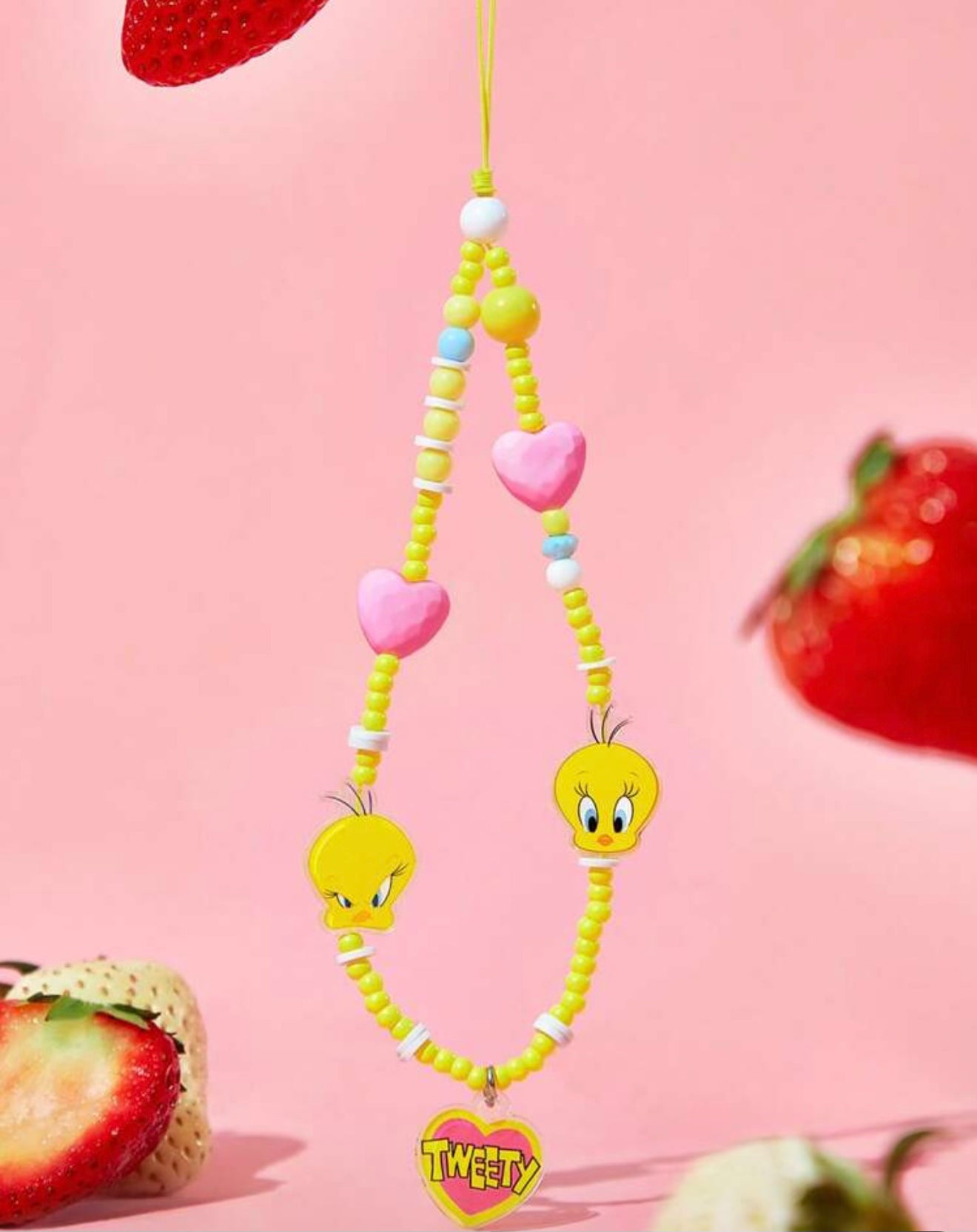 Correa para Celular Piolín con Cuentas – Diseño Cute y Ligero