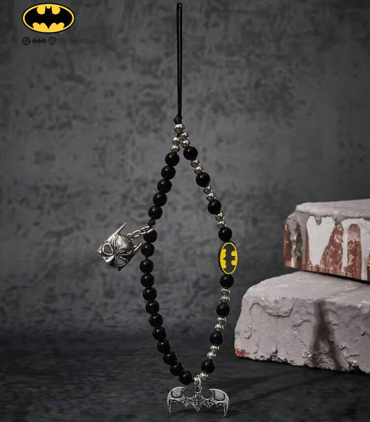 Correa para Celular Batman con Cuentas Decorativas y Dijes
