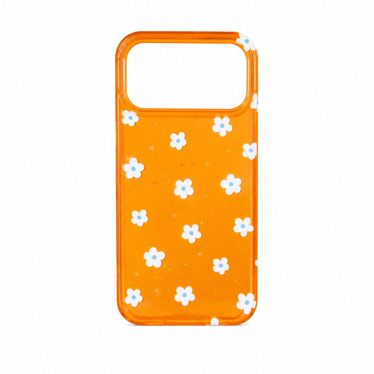 Funda Margaritas Glitter Translúcida para iPhone 17 Pro Max