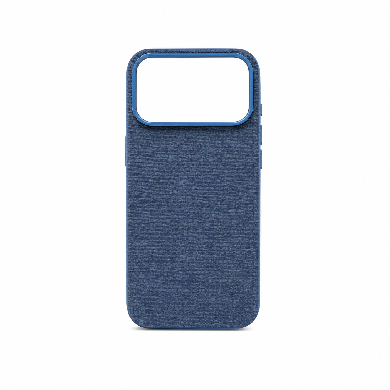 Funda Tejido Canvas Marco Metálico para iPhone 17 Pro Max 18 Pro Max