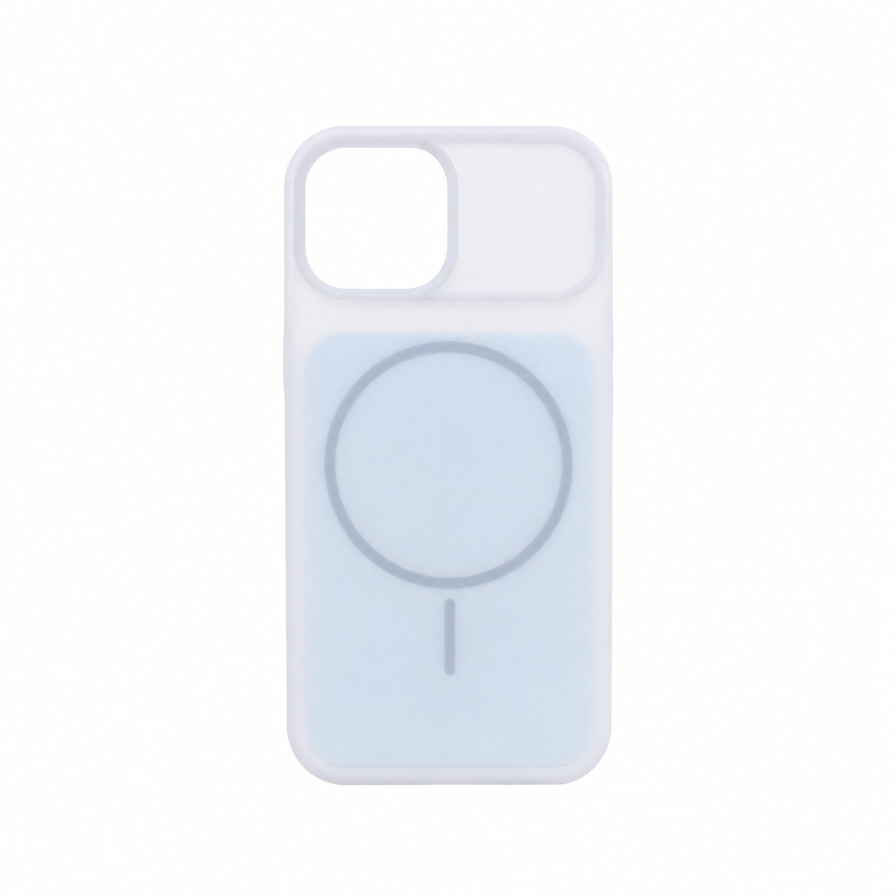 Funda MagSafe Slider Cámara Silicona para iPhone 13 14 15