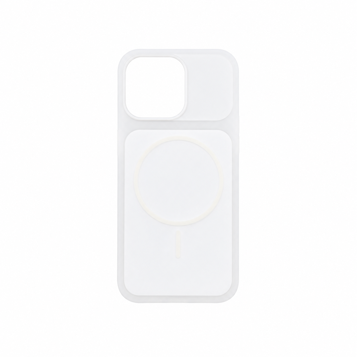 Funda MagSafe Slider Cámara Silicona para iPhone 13 14 15