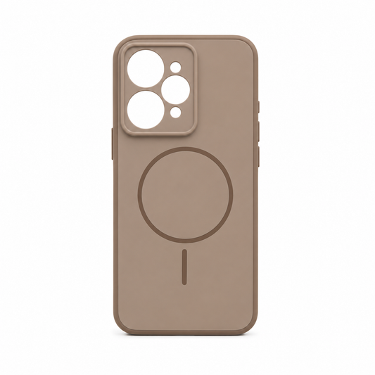 Funda Silicona Líquida Aro Magnético para Realme 15