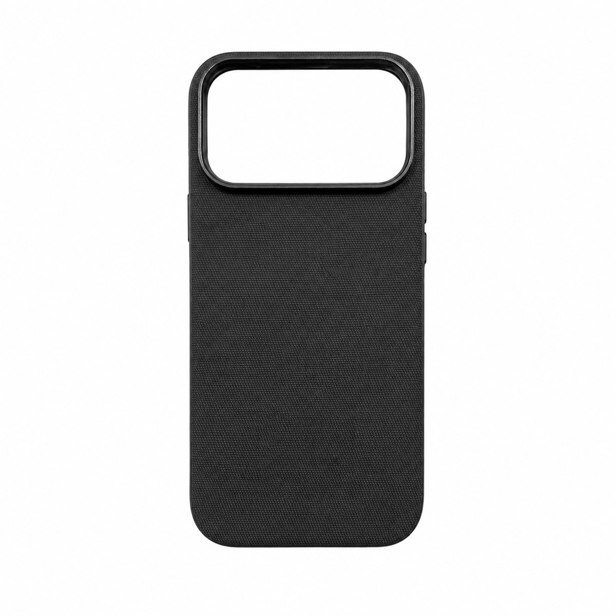 Funda Tejido Canvas Marco Metálico para iPhone 17 Pro Max 18 Pro Max
