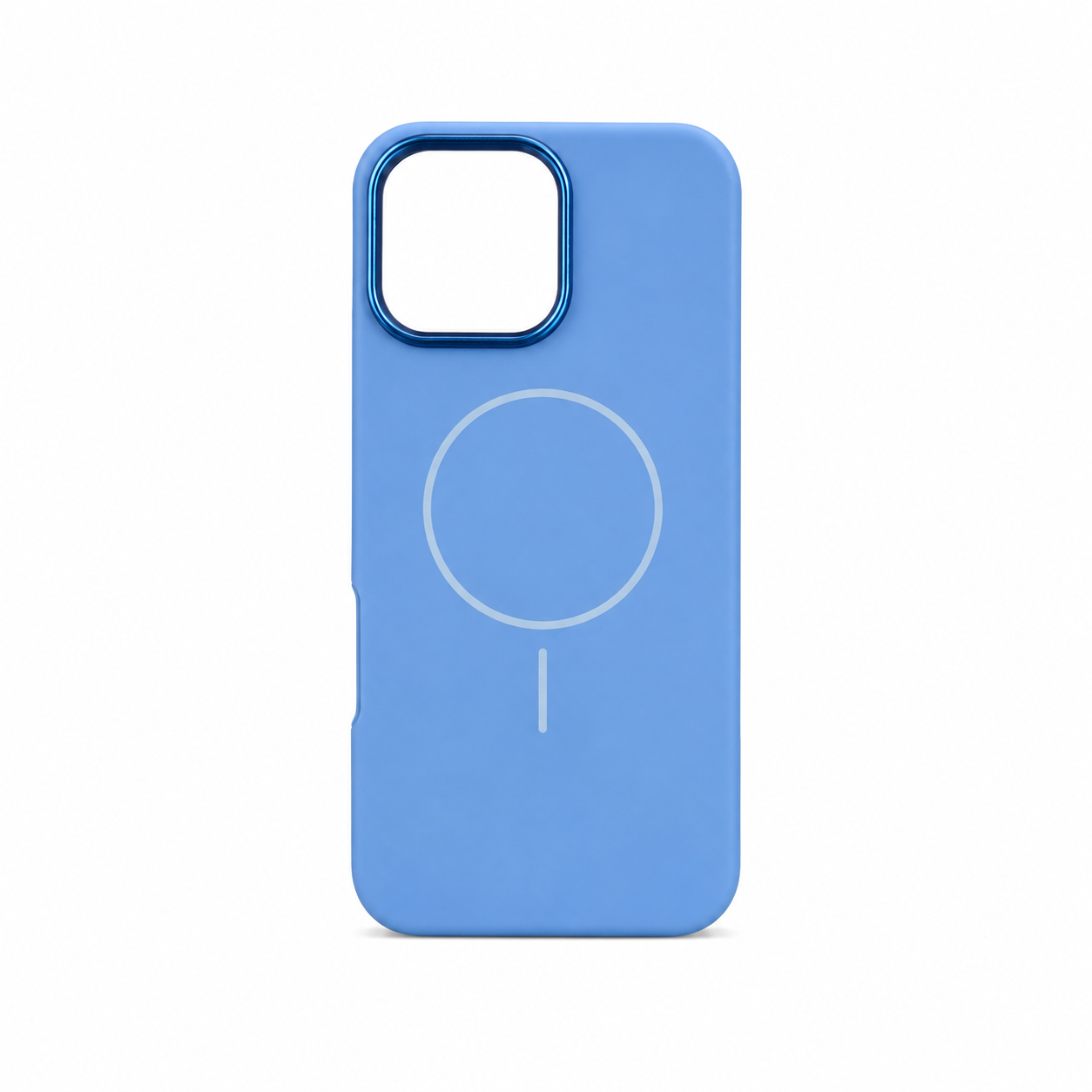Funda Silicona MagSafe Marco Metálico para iPhone 16 Pro Max