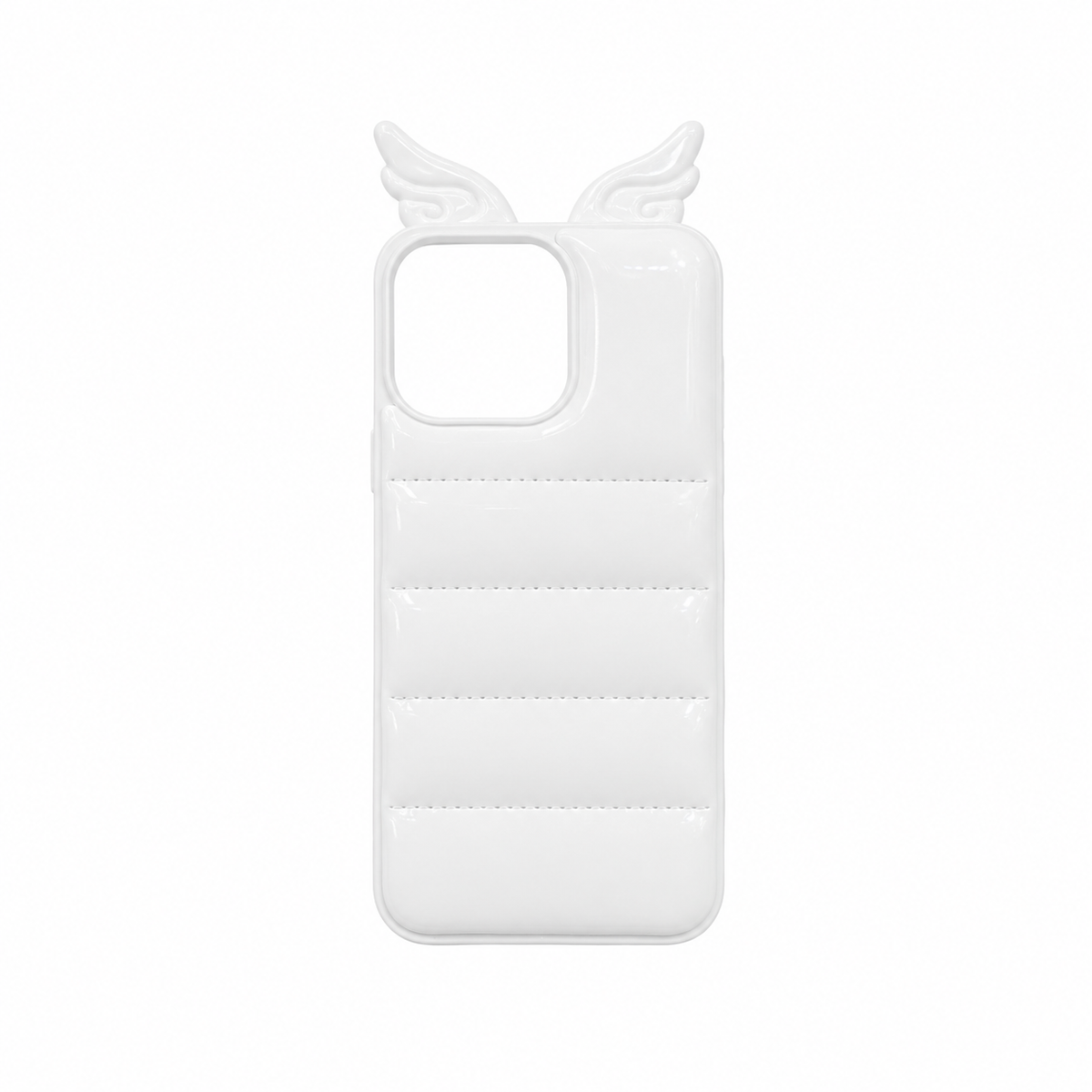 Funda Puffer Alas de Ángel 3D para iPhone 15 Pro Max
