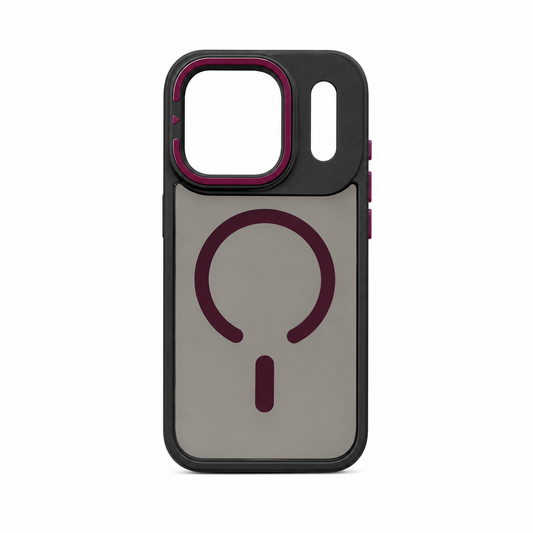 Funda Esmerilada MagSafe Slider Cámara para iPhone 17 Pro Max 18 Pro Max