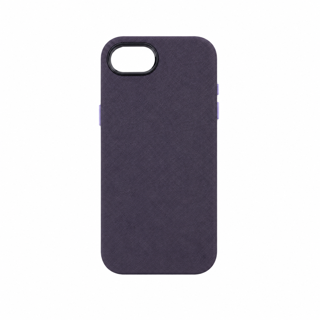 Funda Tejido Canvas Botones Bicolor para iPhone 16e 17e