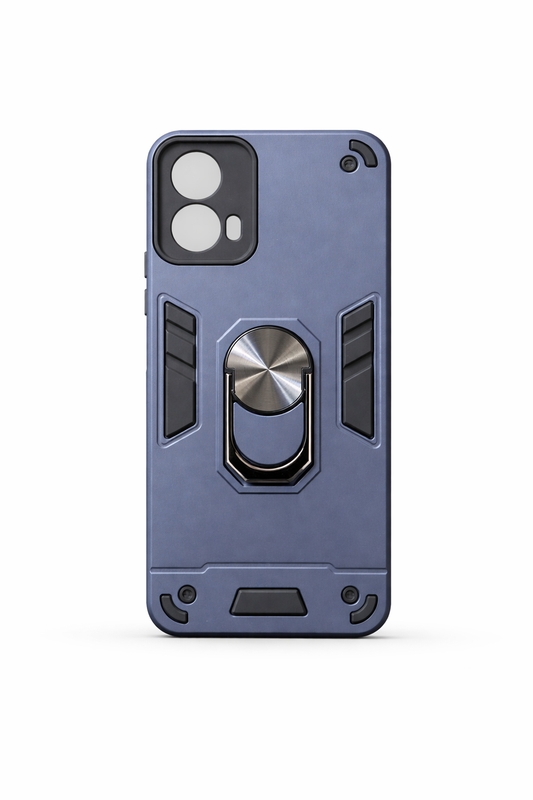 Funda Uso Rudo Hybrid Armor con Anillo para Moto G34