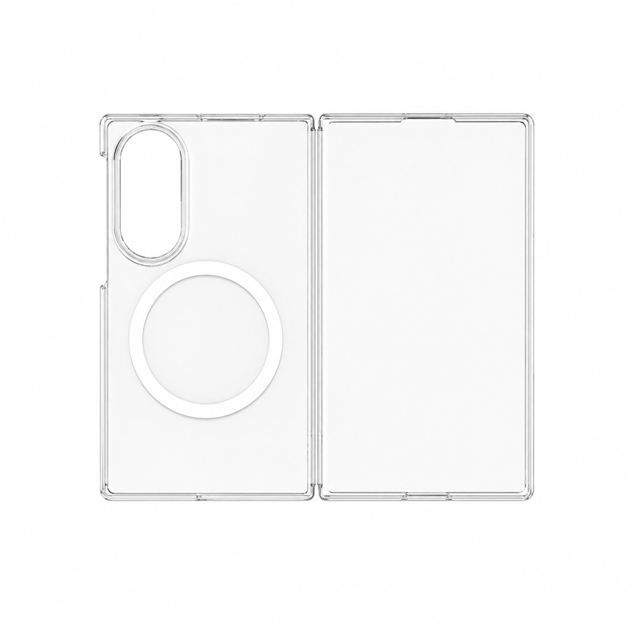 Funda Crystal Magnética Book Fold para Samsung Z Fold 8