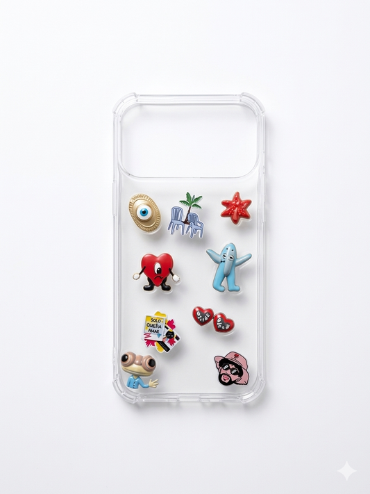 Funda 3D Bad Bunny Un Verano Sin Ti para iPhone 17 Pro