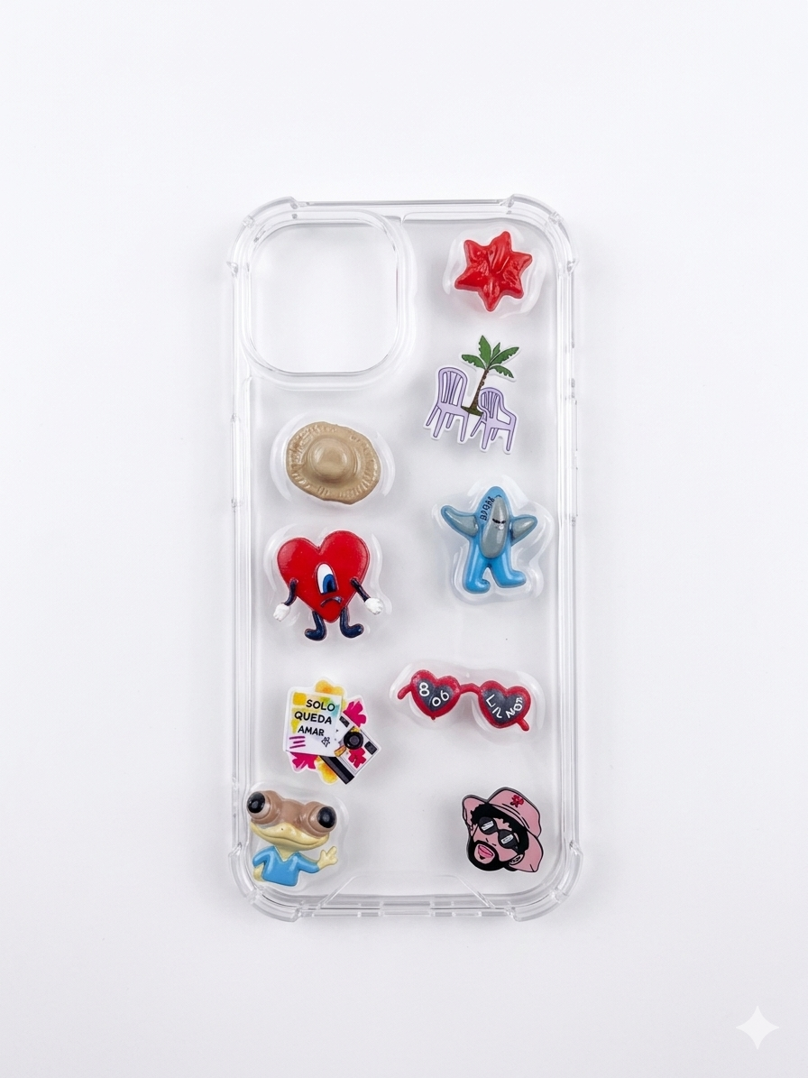 Funda 3D Bad Bunny Un Verano Sin Ti para iPhone 16 Pro Max